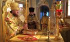 Епископ Боярский Феодосий совершил Божественную литургию во Введенском Обыденном храме на Теремках