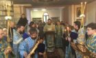 Архієпископ Боярський Феодосій звершив утреню з читанням акафісту Пресвятій Богородиці