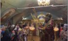 Архиепископ Феодосий совершил Литургию в день престольного праздника Крестовоздвиженского храма на Подоле