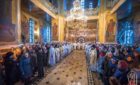 Архієпископ Феодосій співслужив Предстоятелю у кафедральному соборі Борисполя (+ВІДЕО)