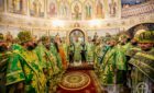 Архієпископ Феодосій співслужив керуючому справами УПЦ митрополиту Антонію у Введенському чоловічому монастирі столиці (+ВІДЕО)