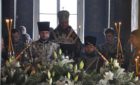 Високопреосвященний архієпископ Феодосій звершив утреню Великої Суботи з чином поховання Плащаниці