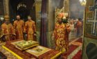 У Великодню ніч архієпископ Феодосій звершив святкову утреню і Божественну літургію