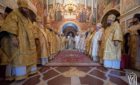 В день пам’яті апп.Петра і Павла архієпископ Феодосій співслужив Предстоятелю у Києво-Печерській Лаврі (+ВІДЕО)