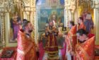 Архієпископ Феодосій звершив Літургію в день свята Походження Чесних Древ Животворящого Хреста Господнього
