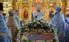 Архиепископ Феодосий совершил Литургию в день праздника Успения Пресвятой Богородицы