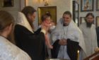 Архієпископ Боярський Феодосій звершив хрещення дитини в сім’ї диякона