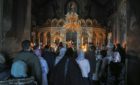 Архиепископ Феодосий совершил вечерню с чином прощения в Крестовоздвиженском храме столицы