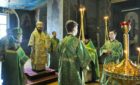 Архиепископ Феодосий совершил Литургию в праздник Входа Господня в Иерусалим
